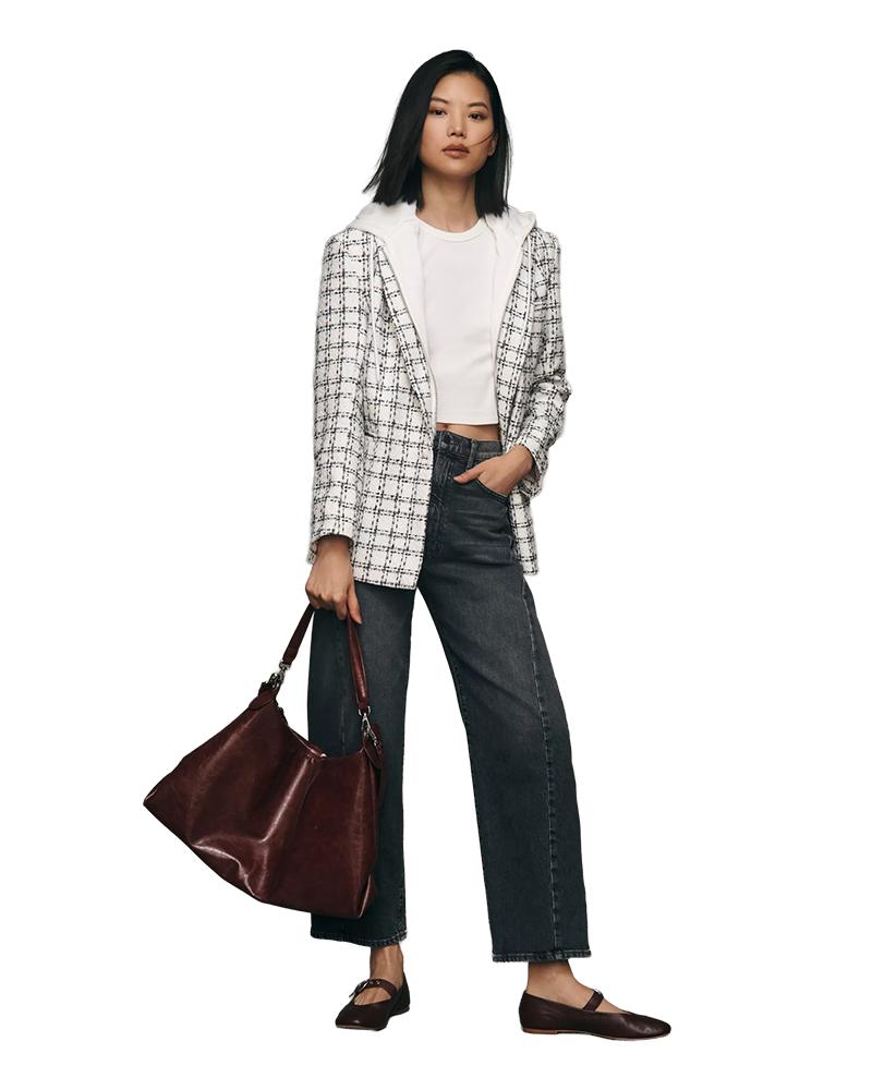 High-Rise Tapered Jeans
